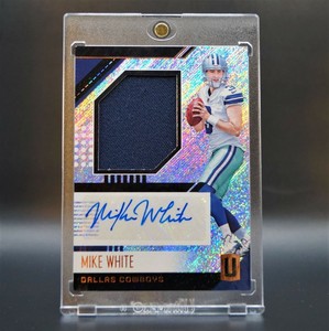 2018 Panini Unparalleled U Football Mike White Autograph Dallas Cowboys 🙂