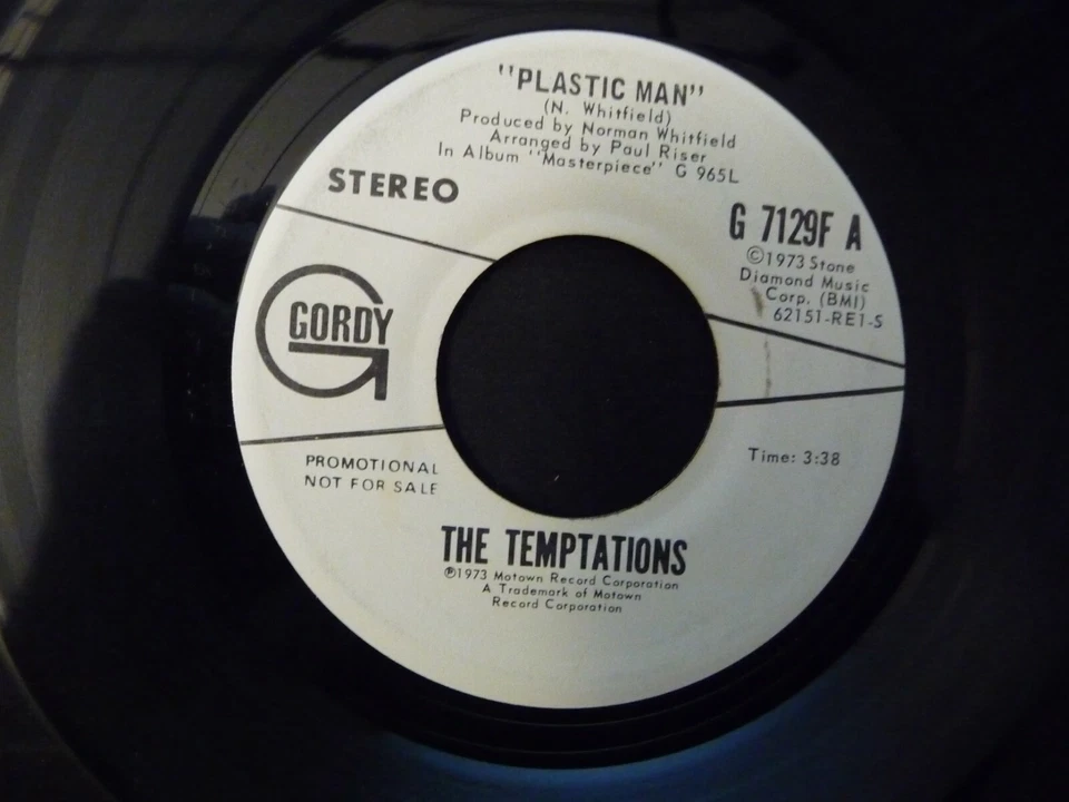 THE TEMPTATIONS HEAVENLY Promo mono/stereo - Image 1 of 1