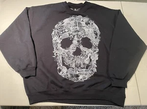 Bolongaro Trevor Skull Sweatshirt Extra Large Super Rare Black - Picture 1 of 4