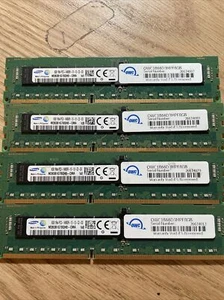 Lot of 4 Samsung 8GB 1Rx4 PC3-14900R DDR3 240-Pin DIMM P/N: M393B1G70QH0-CMA - Picture 1 of 5
