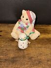1996 Enesco Calico Kittens #360120 One Look From You Melts My Heart Snowman