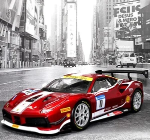 Bburago Ferrari 488 Challenge Racing 2017 1/24 Scale Diecast Metal Model Toy Car - Picture 1 of 12