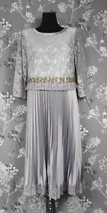 MICHAELANGELO WOMEN'S SEQUIN ELEMENTS FORMAL EVENING GOWN LINED DRESS. SIZE L - Picture 1 of 5