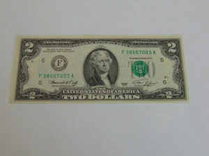 1976 2 $ Bicentenial Uncirculated Federal Reserve Note - Bild 1 von 2