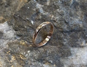 Clogau Welsh 9ct Rose Gold Wedding Ring (3mm) Size P Rare - Picture 1 of 9
