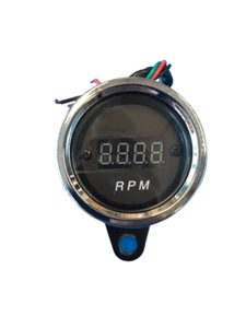 DIGITAL COUNTER CAFE' RACER BLACK NEW REV COUNTER DIGITAL CAFE' RACER BLACK - Picture 1 of 4