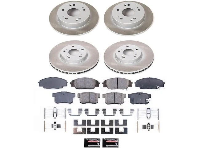 Kit de pastillas de freno y rotor delanteras y traseras para Honda Civic 2007 2006-2011 FG628JV Foto 1 de 1