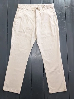 Pantalones rectos Old Navy para hombre 34x30 caqui integrados flexibles clásicos Foto 1 de 4