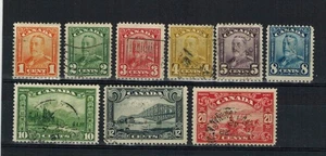 CANADA SCOTT 149-157 USED PART SCROLL ISSUE. - Picture 1 of 1