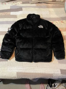 Supreme The North Face Faux Fur Nuptse - Picture 1 of 8