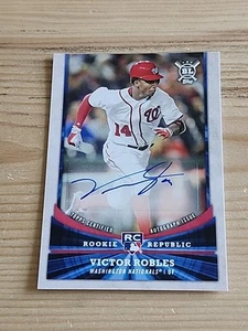 VICTOR ROBLES 2018 TOPPS BIG LEAGUE ROOKIE AUTOGRAPH! RC! - Picture 1 of 2