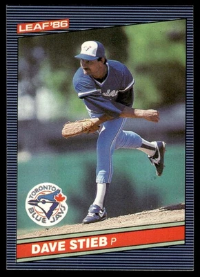 1986 Leaf Dave Stieb Toronto Blue Jays #68 - Image 1 of 2