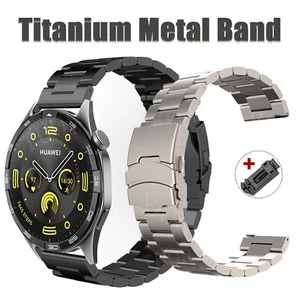 22mm Titan Metall Armband Ersatz für Samsung Watch 46mm Huawei Garmin Amazfit - Picture 1 of 35