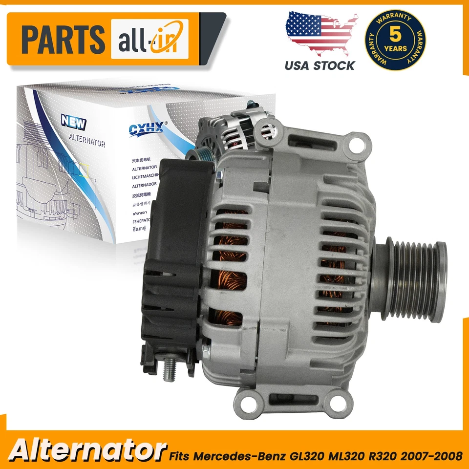 Alternador 180A para Mercedes-Benz GL320 ML320 R320 2007-2008 A6421540302 Foto 1 de 4