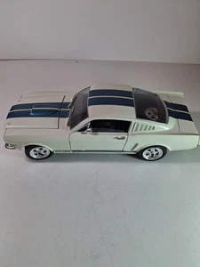 Jouef Evolution Ford Mustang GT350 White Blue Stripes 1/18 scale - Picture 1 of 11