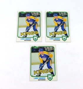 Lote de (3) Topps Larry Murphy Rookies 1981-82 #100 Kings - Imagen 1 de 2