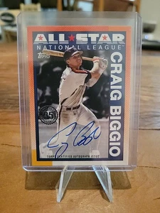 2025 Topps Series 2 Craig Biggio Auto All Star S Pack 35th Astros - Picture 1 of 7
