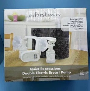 The First Years Quiet Expressions Double Electric Breast Pump NEW - Picture 1 of 6