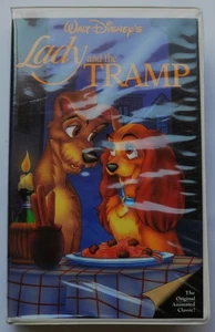 Walt Disney Masterpiece Lady and the Tramp VHS Black Diamond - Picture 1 of 3