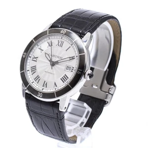 CARTIER WSRN0002 Ronde Croisiere de Cartier Date Automatic Men's #C661 - Picture 1 of 7