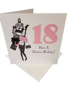 Five Dollar Shake - 18 Have A Fabulous Birthday! - Handmade Greeting Card - B... - Picture 1 of 1