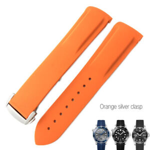 Silicone Watch Bands For Omega Seamaster Men Strap Watchband S-watch Rubber 
