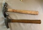 VINGAGE STANLEY 20 OZ AND VAUGHAN 16 OZ CLAW HAMMERS