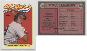 1989 Topps All Star Mike Greenwell #402