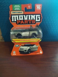 2023 MATCHBOX 1/64 MOVING PARTS RANGE ROVER EVOQUE SILVER 🆕 - Picture 1 of 6
