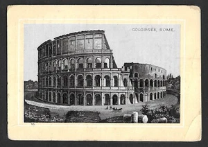 Victorian Trade Card - Jersey Coffee - The Colosseum, Rome - Late 1800's - Picture 1 of 2