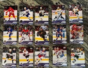 2023-24 Upper Deck Series 1 Complete Young Guns RC Set #201-250 Hughes Knies