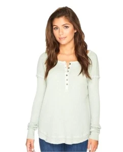 $49 NEW RIP CURL SURF BOUND HENLEY TOP L/S SHIRT NATURAL BEIGE MEDIUM code F242 - Picture 1 of 6