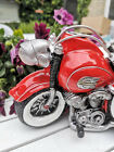 Motorrad Harley Reisekasse Spardose Chopper Figur Rot Sparkasse Figur Comic 