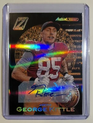 2020 Zenith Artist Proof George Kittle Auto #'d 1/10 49ers - Image 1 of 3