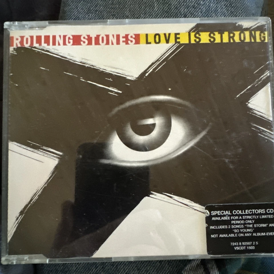 The Rolling Stones Love Is Strong CD Single ORIGINAL UK IMPORT! 1994 Virgin OOP! - Image 1 of 1