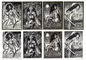 Don Paresi's FATAL BEAUTY-She,Vampi,Dawn,Amazon Chase Cards BUY DIRECT - Picture 1 of 1