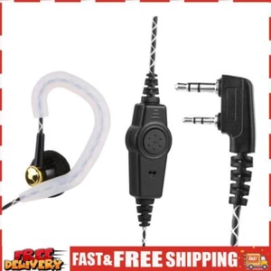 K-Typ 2Pin Walkie Talkie Zestaw słuchawkowy Słuchawki douszne Zestaw słuchawkowy do Kenwood KPG Baofeng ~ - Zdjęcie 1 z 10