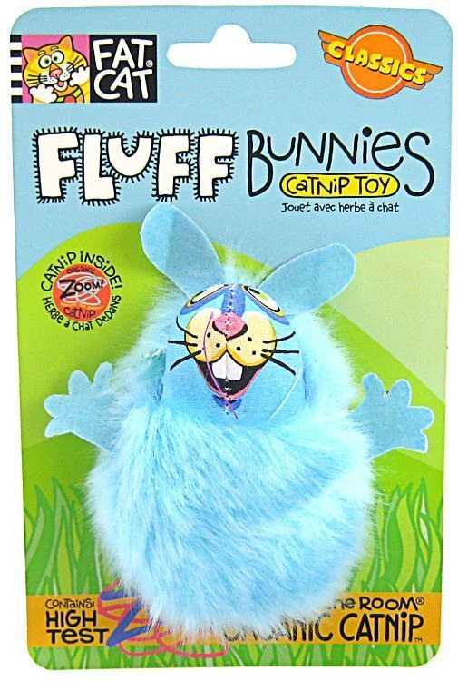 Cat, Fat Cat Fluff Bunnies Cat Toy - Assorted (Fluff Bunnies Cat Toy) - Image 1 of 1