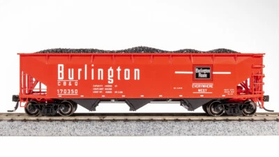 Tolva triple Broadway Limited 7380 escala HO CBQ AAR 70 toneladas #170350 Foto 1 de 4