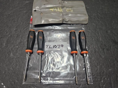 SNAP ON TOOLS #SGTX40O 4 PC SOFT GRIP MINI TORX DRIVE SET W/CASE (TL1079) - Изображение 1 из 2