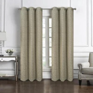 RT Designers Collection Roman Jacquard Premium Grommet Panel Pair 38" x 84" - Picture 1 of 3