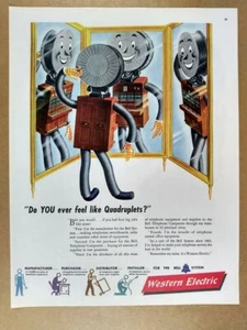 1946 Western Electric Bell System Telephone Equipment vintage print Ad - Picture 1 of 1
