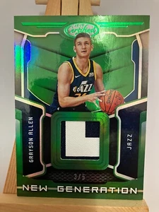 GRAYSON ALLEN NBA 2018-19 CERTIFIED NEW GENERATION JERSEY GREEN #/5 (JAZZ,BUCKS) - Bild 1 von 2