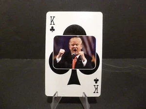 President Donald Trump Printed Signature King of Clubs playing card. - Picture 1 of 2