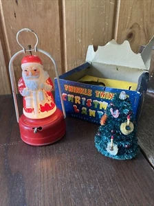 VINTAGE TWINKLE-TWINKLE CHRISTMAS LANTERN BATTERY OPERATED LIGHT-UP ~ WORKS READ - Picture 1 of 22