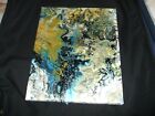 ORSOME INTERESTING ACRYLIC PAINTING ON CANVAS 8inx 10in new signed by the artist