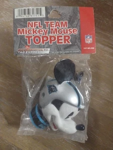 Nuovo - Carolina Panthers - Topolino Disney - NFL Team Antenna Topper Ornamento - Foto 1 di 3