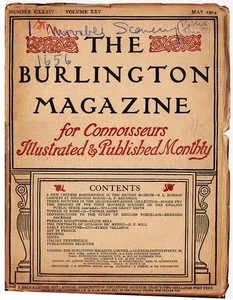 The Burlington Magazine (No. CXXXIV, Volume XXV, May 1914) - Picture 1 of 1