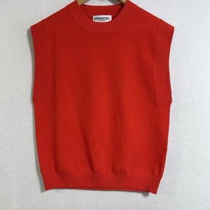 Essentiel Antwerp Sleeveless Knit Top Viscose Stretch Minimalist Old Money Small - Picture 1 of 8