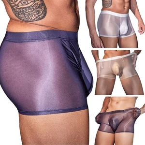 Hombres Pantalones Cortos Ropa Interior Deportiva Calzoncillos Calzoncillos Boxer Adultos Elásticos Color Sólido - Imagen 1 de 43